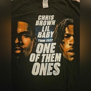 Chris Brown & Lil Baby‎ Tour shirts Xl